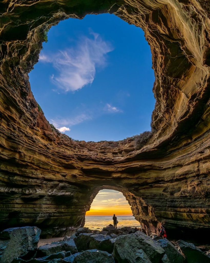 sunset cliffs cave