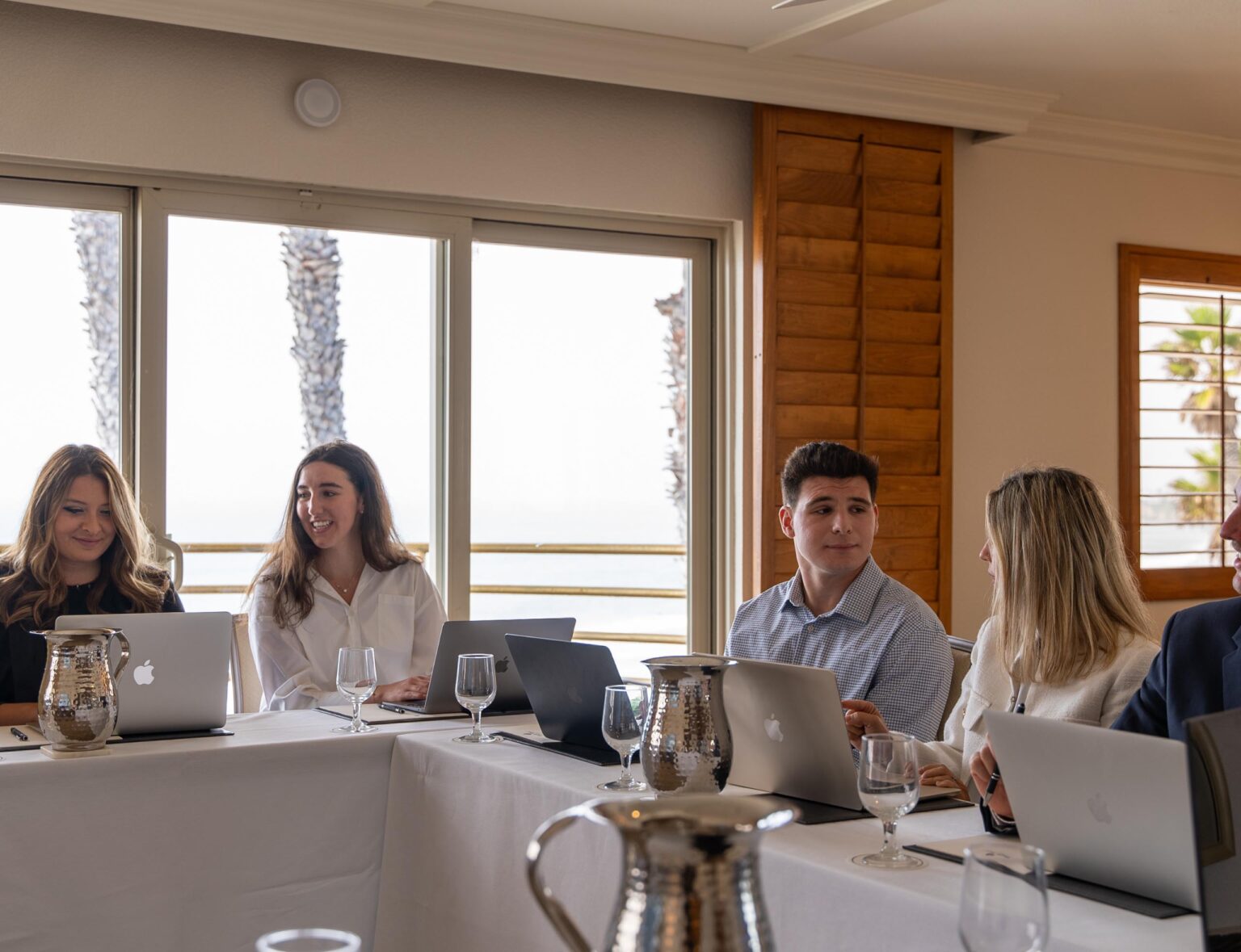 People in a meeting