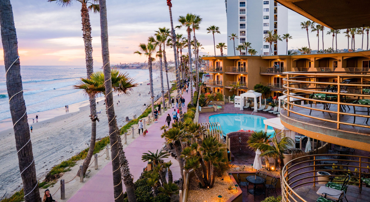 Patio View Of the Hotel