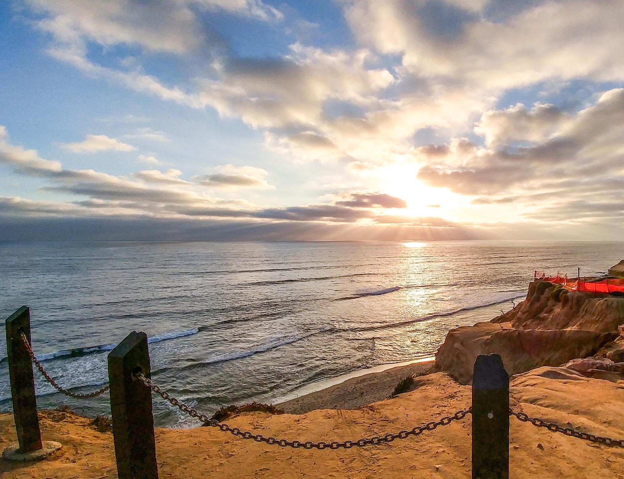 Beautiful view of the ocean