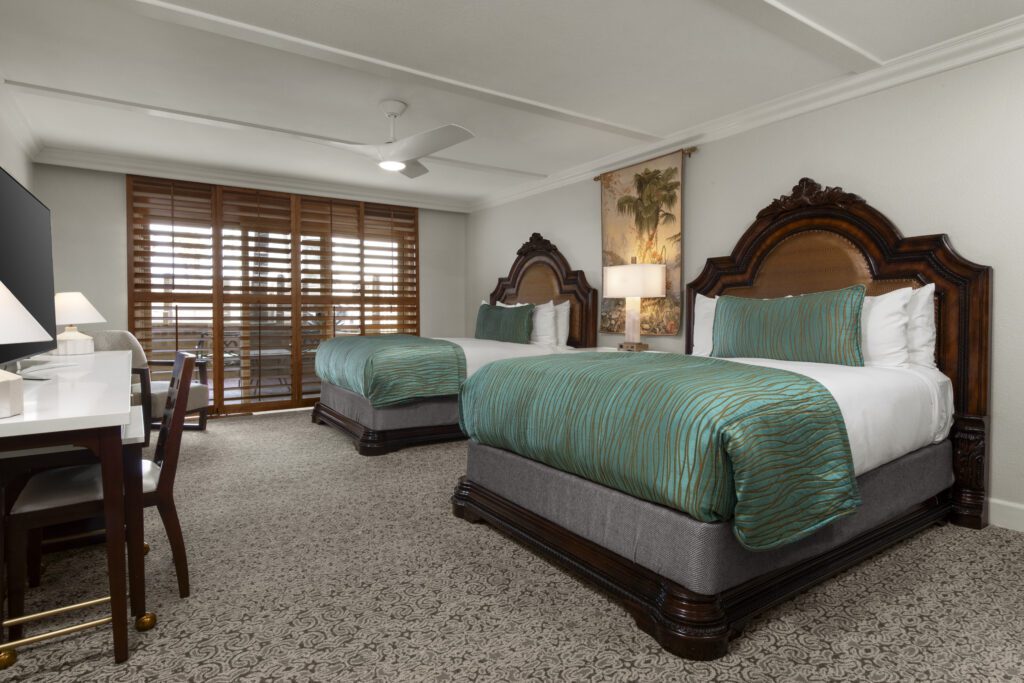 two queen standard guest bedroom