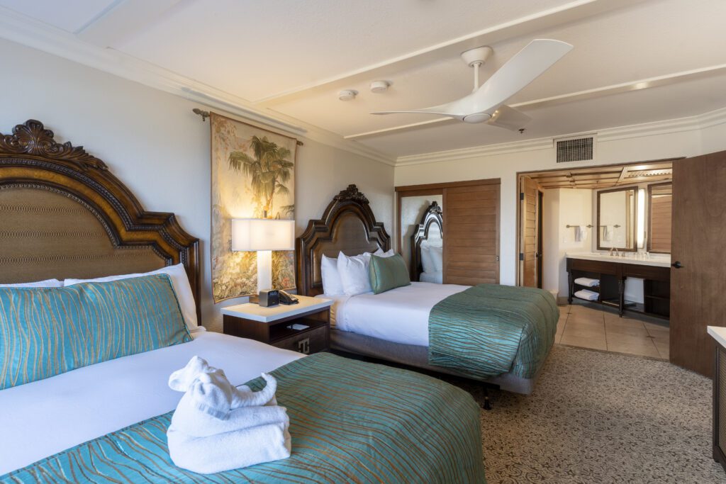 Bedroom toward vanity