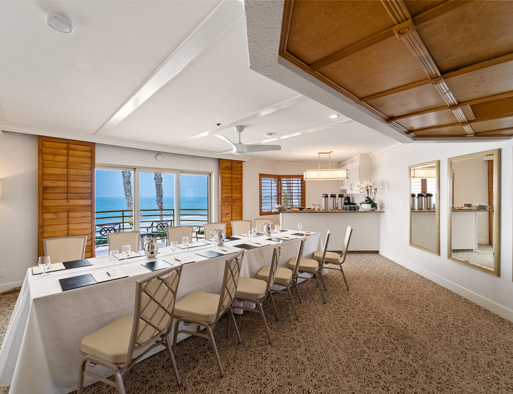 Ocean view meeting room