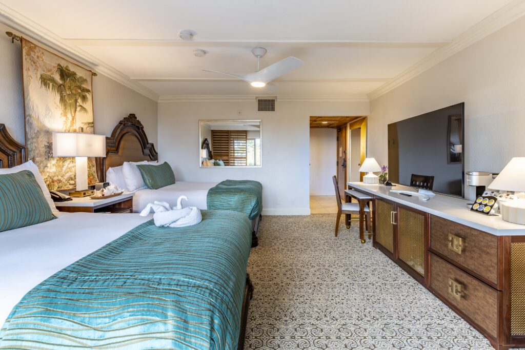 Two queen bed guestroom