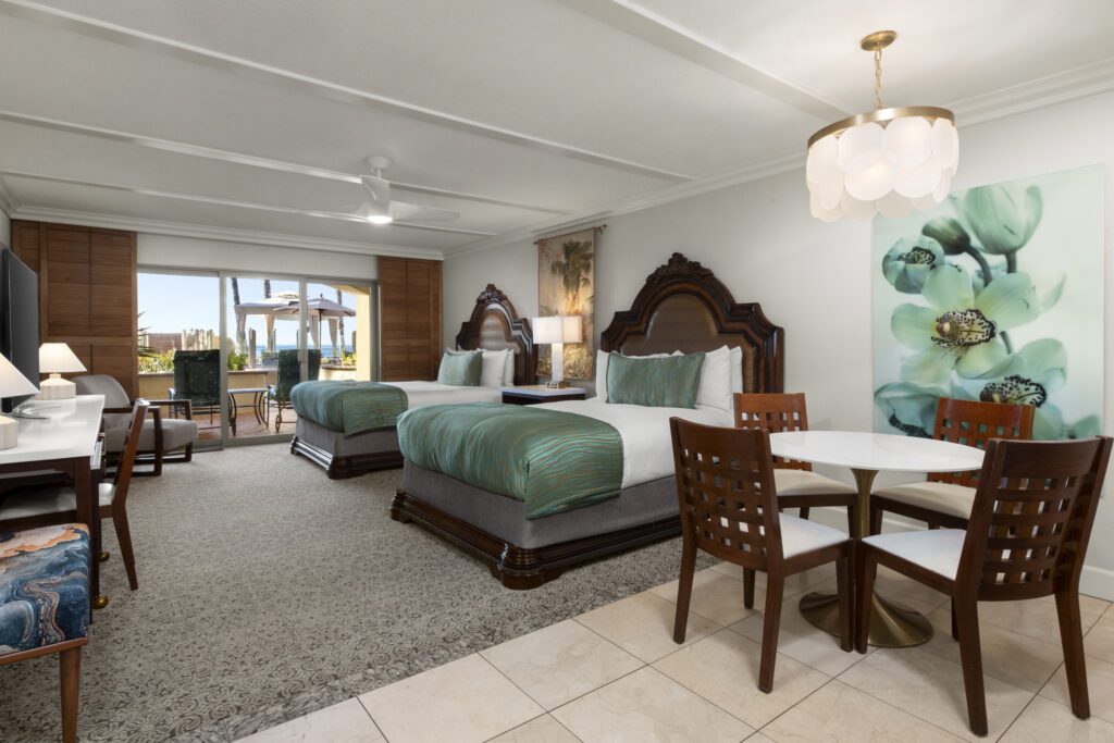 Two queen bed guest room