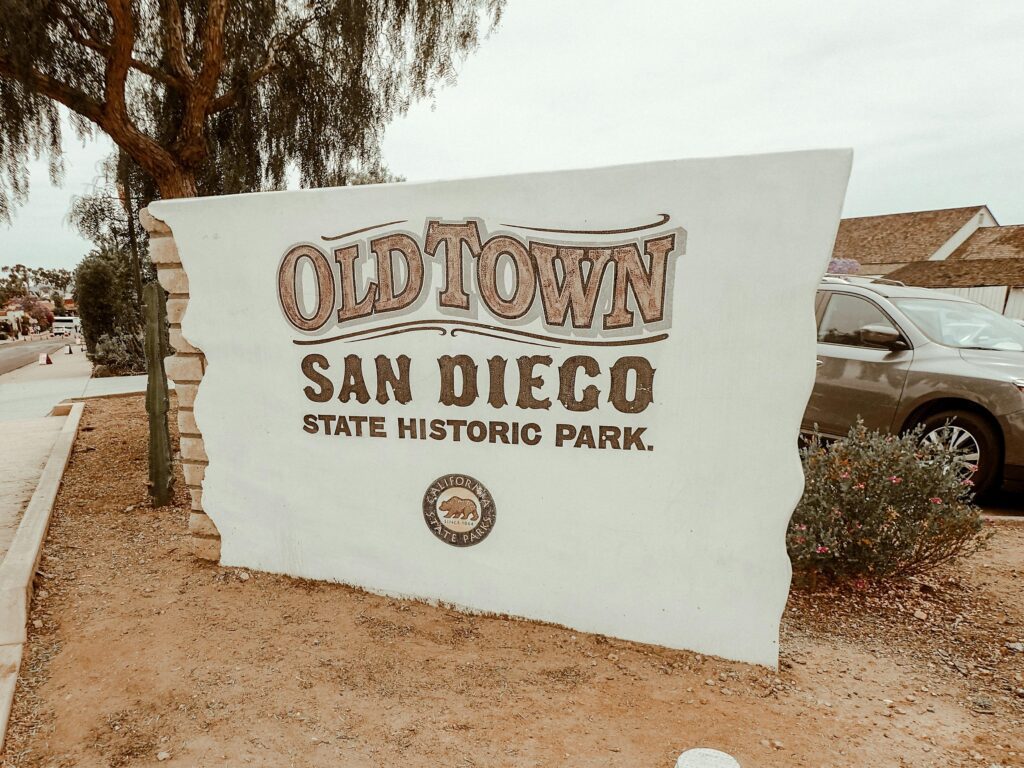 Old town sign