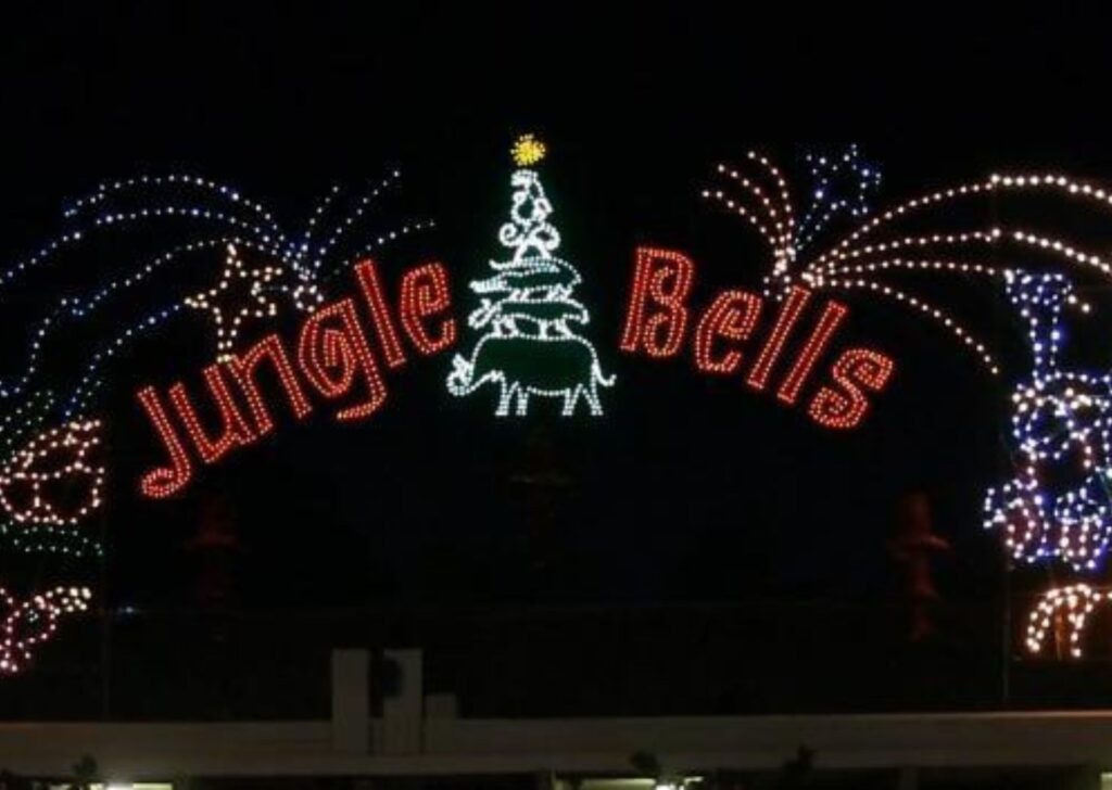 jungle bells sign