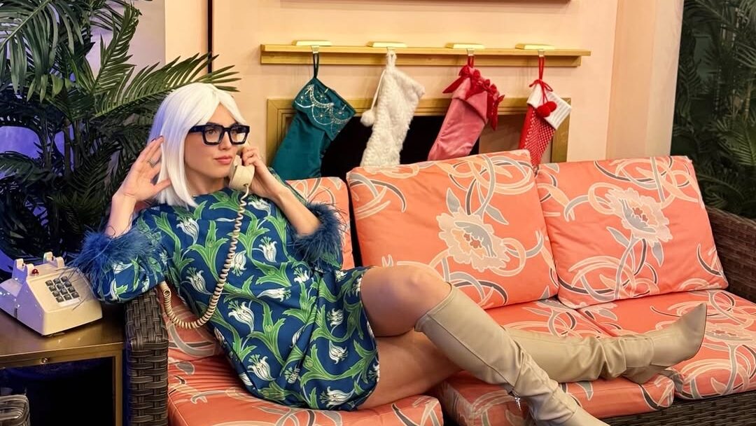 girl sitting on couch