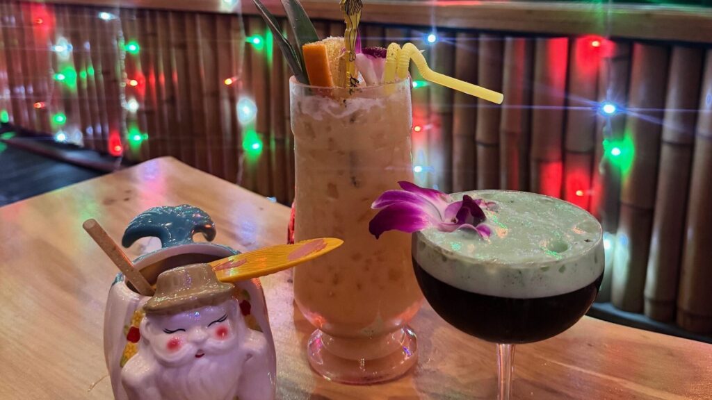 grass skirt holiday drinks
