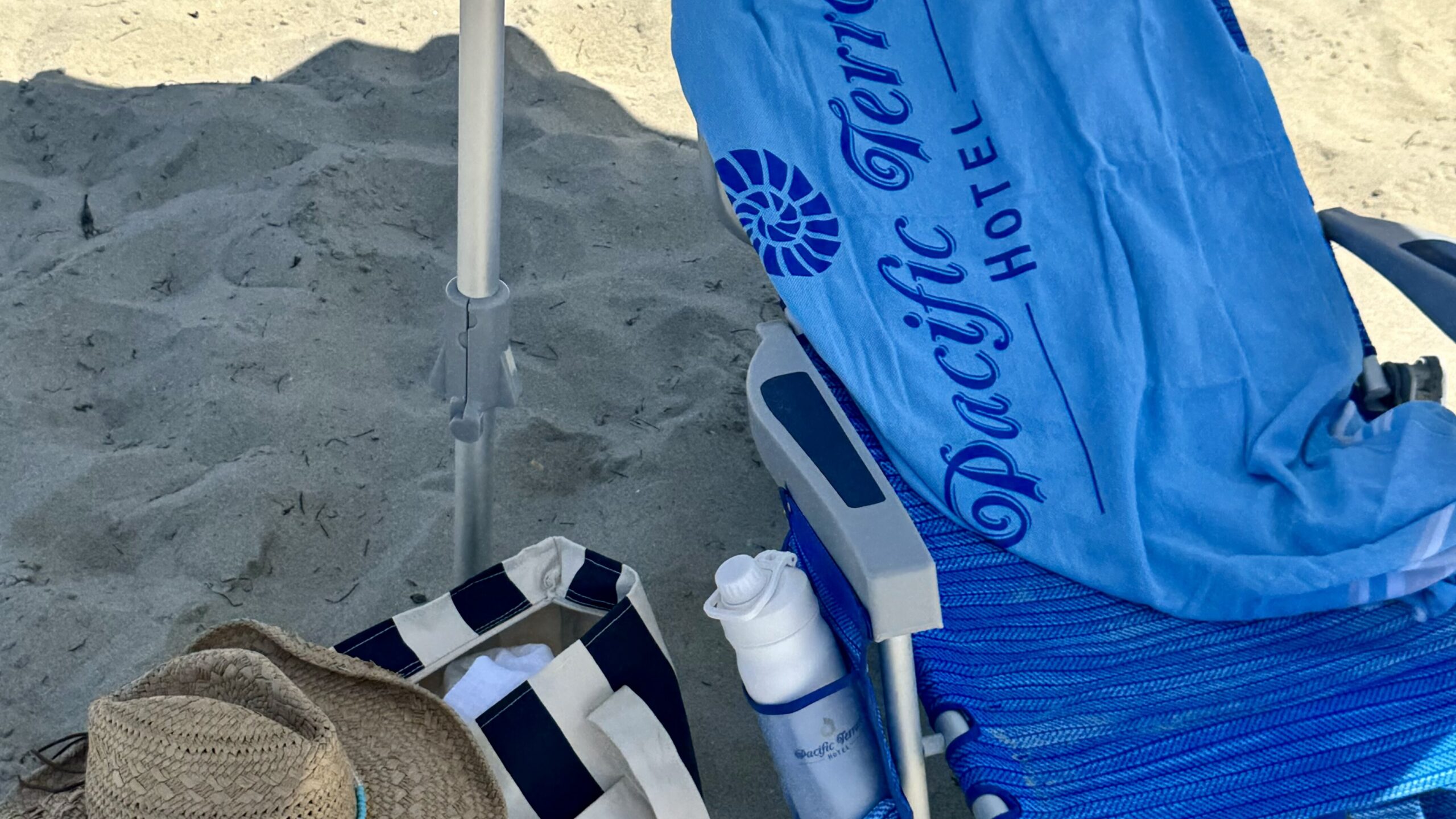 beach set up