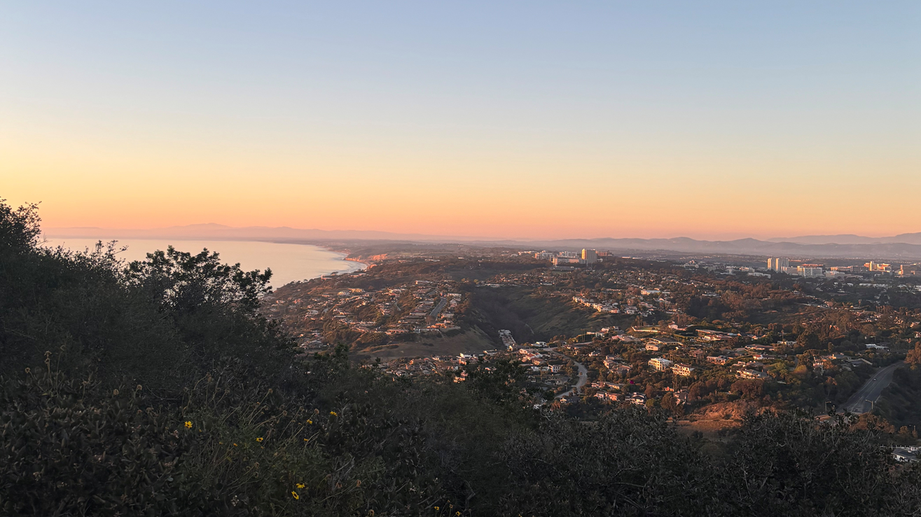 Mt. Soledad at sunset